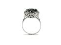 18ct White Gold Sapphire & Diamond Ring