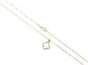 9ct Yellow Gold MOP Clover Pendant & Chain