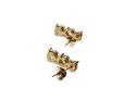 9ct Yellow Gold CZ Stud Earrings