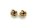 9ct Yellow Gold Knot Stud Earrings