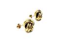 9ct Yellow Gold Knot Stud Earrings