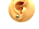 9ct Yellow Gold Button Stud Earrings