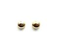 9ct Yellow Gold Button Stud Earrings