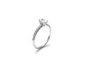 Platinum Oval Diamond Solitaire Ring