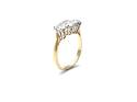 18ct Yellow Gold Diamond 3 Stone Ring