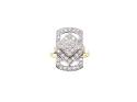 18ct Fancy Diamond Cluster Ring