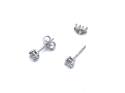 18ct White Gold Diamond Stud Earrings 0.42ct