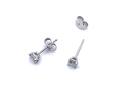 18ct White Gold Diamond Stud Earrings 0.65ct