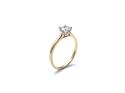 18ct Yellow Gold Diamond Solitaire Ring