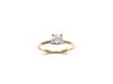 18ct Yellow Gold Diamond Solitaire Ring