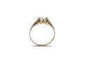 9ct Yellow Gold CZ Solitaire Ring