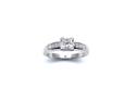 Platinum Diamond Solitaire Ring