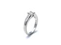 Platinum Diamond Solitaire Ring