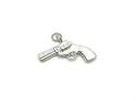 Silver Shotgun Pistol Pendant