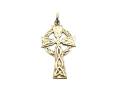 9ct Yellow Gold Celtic Cross Pendant