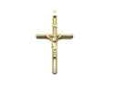 9ct Yellow Gold Crucifix Pendant