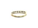 18ct Yellow Gold CZ Eternity Ring