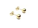 9ct Yellow Gold Ball Stud Earrings 5mm