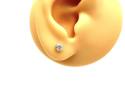 9ct Yellow Gold CZ Stud Earrings 4mm