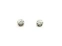 9ct Yellow Gold CZ Stud Earrings 5mm