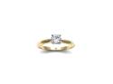 18ct Yellow Gold Diamond Solitaire Ring