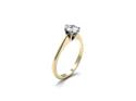 18ct Yellow Gold Diamond Solitaire Ring