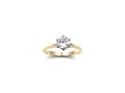 18ct Yellow Gold Diamond Solitaire Ring