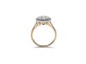 18ct Yellow Gold Diamond Cluster Ring