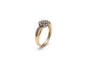 9ct Yellow Gold Diamond Cluster Ring