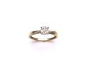 9ct Yellow Gold Diamond Cluster Ring