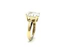 14ct Yellow Gold CZ Solitaire Ring