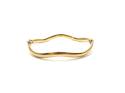 9ct Yellow Gold Wave Bangle