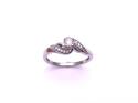 9ct White Gold Diamond Solitaire Ring