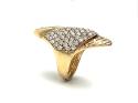 18ct Yellow Gold Fancy CZ Ring