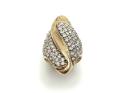 18ct Yellow Gold Fancy CZ Ring