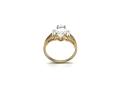 14ct Yellow Gold CZ Solitaire Ring