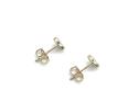 9ct Yellow Gold Fancy Heart Shape Stud Earrings