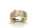 9ct Yellow Gold Buckle Ring