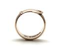 9ct Rose Gold Buckle Ring 1892