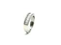 Silver CZ Fancy Eternity Ring