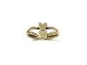 9ct Yellow Gold Fancy Wishbone Ring