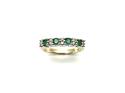 9ct Emerald & Diamond Eternity Ring