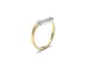 18ct Yellow Gold Diamond Shaped Ring