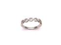 Silver Fanct CZ Eternity Ring