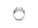 Silver CZ 3 Stone Ring