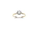 18ct Yellow Gold Diamond Solitaire Ring