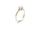 18ct Yellow Gold Diamond Solitaire Ring