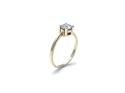 9ct Yellow Gold Diamond Solitaire Ring