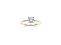 9ct Yellow Gold Diamond Solitaire Ring