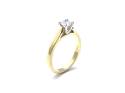 18ct Yellow Gold Diamond Solitaire Ring